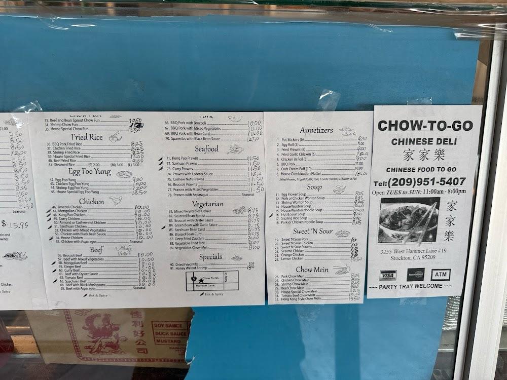 Chow To Go Chinese Restaurant Menu image 3